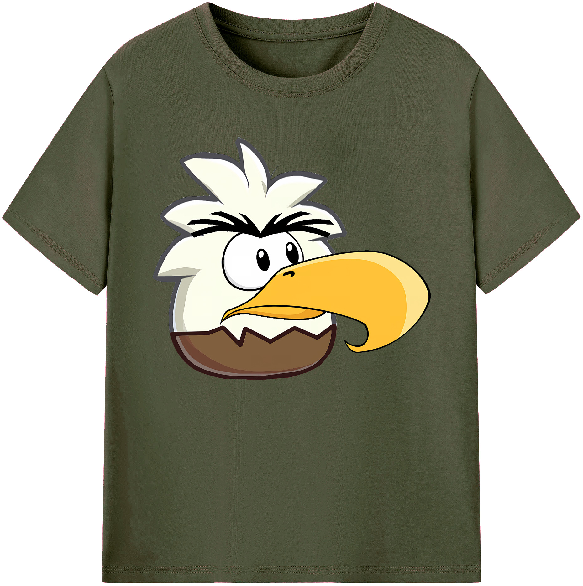 （画像用） Angry Birds アングリーバード 綿100％ メンズ半袖Tシャツ｜肌触りやわらか＆通気性